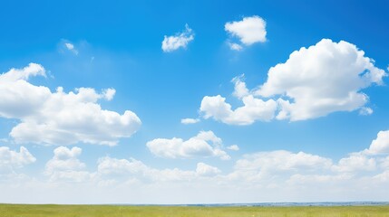 Poster - summer sunny sky background illustration warm vibrant, cheerful radiant, golden bright summer sunny sky background