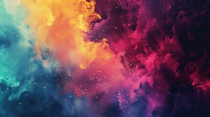 Wall Mural - abstract colorful smoke background. fantasy fractal texture