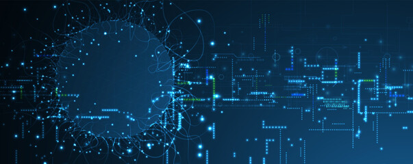Abstract vector background. Futuristic technology style. Elegant background for business tech presentations.