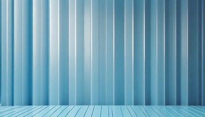 Sticker - blue striped background illustration