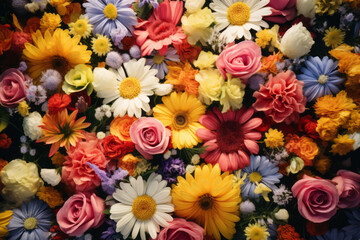 colorful flower in the field