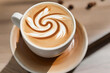 © Josh Zachary - A latte art design on a cup of coffee