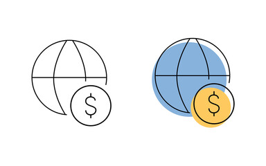 coin. a bag of money. bank. a win. A lot of money. money. credit. loan. A millionaire. a bag of money. interest on money. vector. doodle. on a white background.