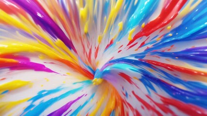 Wall Mural - abstract background with colored fluids