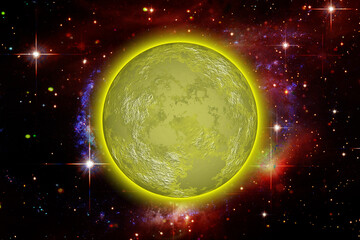 Wall Mural - moon. the elements of this image furnished by nasa.