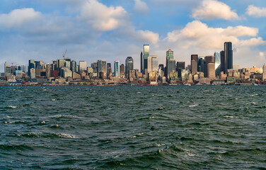 Canvas Print - Windy Day Seattle