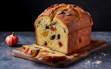 Canvas Print - Capture the essence of Panettone in a mouthwatering food photography shot