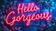 A Neon sign saying 