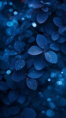 A blue nature background with sparkle. 