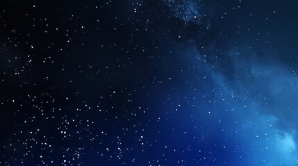 Wall Mural - night sky with stars and nebula as background