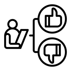 Canvas Print - Candidate Feedback Icon