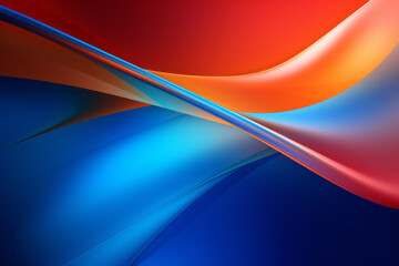 Wall Mural - Close-Up of Colorful Red, Blue, and Orange Background Design