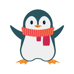  Pinguin Christmas Illustration