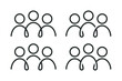 People group icon. Illustration vector