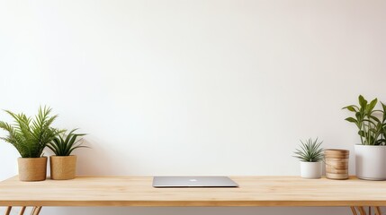 computer workspace table background illustration laptop chair, productivity organization, minimalist modern computer workspace table background