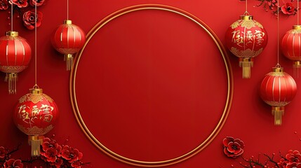 Poster - Chinese New Year Gold Rings