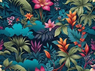 seamless floral background