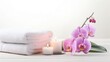 © Pure Imagination - Elegant Spa Setting with Orchids and Candles