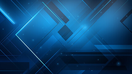 abstract blue background with geometric panel futuristic