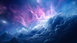 Fototapeta  - 幻想的な空と雲