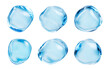 © Vink Fan - Transparent blue liquid bubble, 3d rendering.