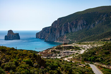 Canvas Print - Mining Town of Masua - Sardinia - Italy