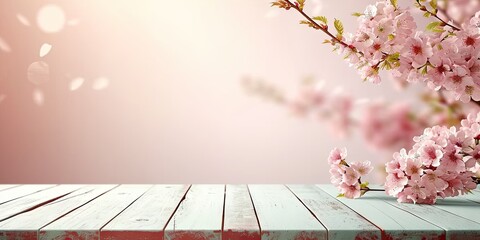 Wall Mural - cherry blossom. mesmerizing display of sakura in full bloom creating colorful and whimsical tapestry