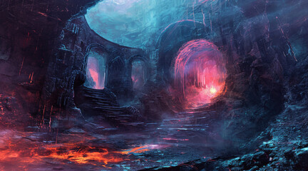 Whispering fantasy dungeon