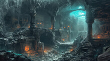 Eerie Fantasy Dungeon Concept