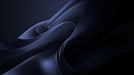 Wall Mural - abstract black with dark blue Indigo accents background, minimalist, creative wallpaper
