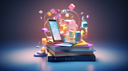 e- learning or online education concept. online course