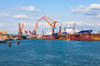 © Lars Johansson - Port of Gothenburg with ships at a shipyard
