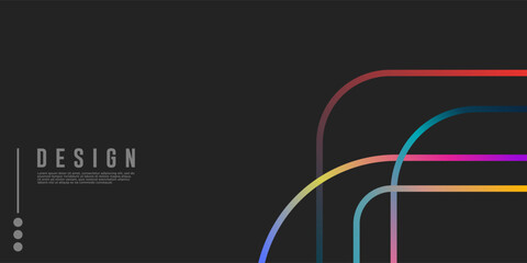 modern gradient bright color. geometric background. Abstract website landing page with circles illustration. Banner, wallpaper vector design template.