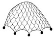 © Vector Tradition - Fishing net for catching fish, fishermen trap