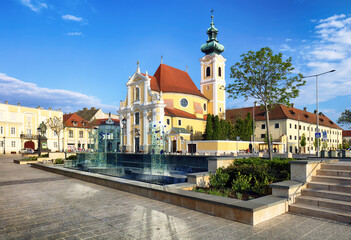 Wall Mural - Gyor - The Carmelite Church is one of the most important historic churches of the city.Hungary