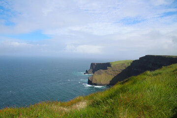  The north view of the world famous Cliffs of Moher in County Clare, Ireland 