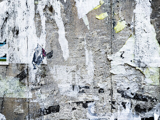 Wall Mural - Captivating Grunge Textures of Old Posters as Backgrounds