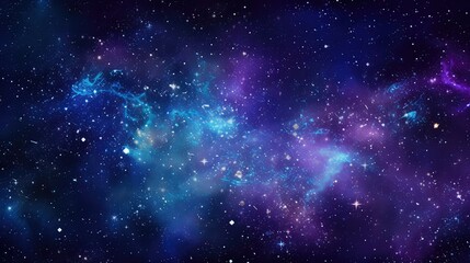 Wall Mural - cosmic space glitter background illustration celestial sparkle, astral nebula, comet meteor cosmic space glitter background