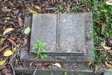 Cemetery Gavestone From Pioneers. Kohukohu, Northland, New Zealand.