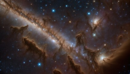 Wall Mural - space galaxy in space