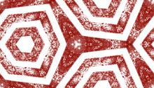 Ikat Repeating Swimwear Design. Wine Red Symmetrical Kaleidoscope Background. Summer Ikat Sweamwear Pattern. Textile Ready Classic Print, Swimwear Fabric, Wallpaper, Wrapping.