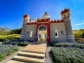 Wall Mural - French garden and castle in Khao Yai, Nakhon Ratchasima, Thailand