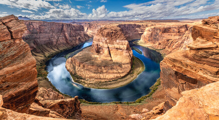 Horseshoe bend near Page in Arizona, USA