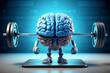 © Gelpi - Brain Power Lift: The Fusion of Mental Strength and Physical Fitness with Generative AI