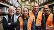 © standret - Portrait of a diverse group of warehouse workers