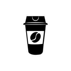 Wall Mural - Coffee icon vector. Hot drink illustration sign. Tea symbol or logo.