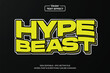 © Pickypicks - Hypebeast Style Editable Text Effect for clothing brand or T shirt