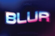 © Pickypicks - colorful motion blur text effect editable vector text effect