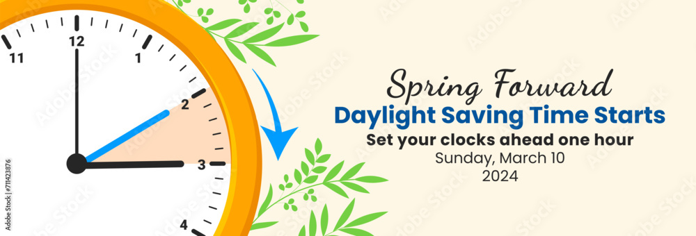Daylight Saving Time Begins. The clock turns one hour on March 10, 2024 ...