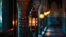Ramadan Kareem Background Inside The Mosque